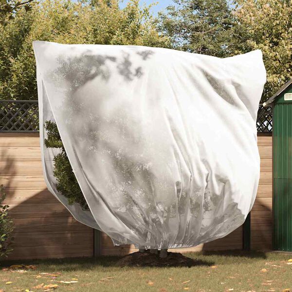vidaXL Winterschutz fur Pflanzen 3 pcs Wei&szlig; 2 x 2,36 m Vliesstoff