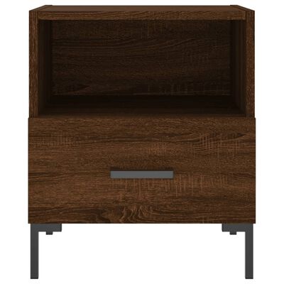 vidaXL Nachttische 2Stk. Braun Eichen-Optik 40x35x47,5cm Holzwerkstoff