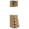 vidaXL Garagenschr&auml;nke 2 Stk. Artisan-Eiche Holzwerkstoff