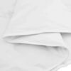 vidaXL Sommerdecke Wei&szlig; 200 x 220 cm Feder