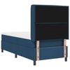 vidaXL Boxspringbett mit Matratze mit Kopfteil Blau 90 x 190 cm Stoff