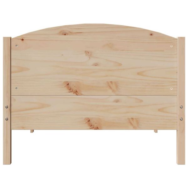 vidaXL Massivholzbett ohne Matratze 90x200 Kiefernholz