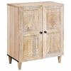 vidaXL Sideboard 3 pcs Wei&szlig; 60 x 33 x 75 cm massives Mangoholz