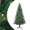 vidaXL K&uuml;nstlicher vorbeleuchteter Weihnachtsbaum Gr&uuml;n 240 cm