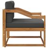 vidaXL Outdoor Mittelsofa Massivholz Akazie Natur