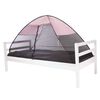 DERYAN Pop-up-Bettzelt mit Moskitonetz 200x90x110 cm Rosa