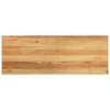 vidaXL Fensterb&auml;nke 2 Stk. Hellbraun 110x40x2 cm Massivholz Eiche