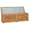 vidaXL Gartenbox mit Beutel 175x50x55 cm Massivholz Teak