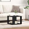 vidaXL Couchtisch Schwarz Eichen-Optik 40 x 40 x 30 cm Holzwerkstoff