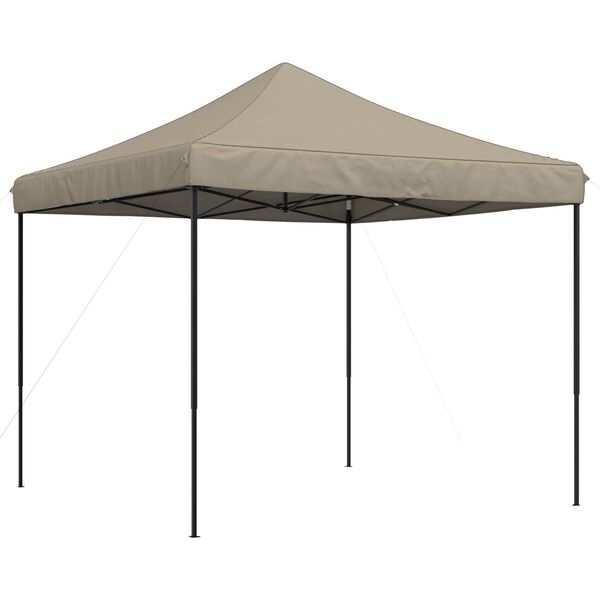 vidaXL Party-Zelt Taupe 292 x 292 x 315 cm Oxford-Stoff
