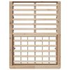 vidaXL Bettrahmen Braun 135 x 190 cm Massives Kiefernholz