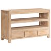 vidaXL TV-Schrank Massivholz Akazie 90x30x55 cm Hellbraun