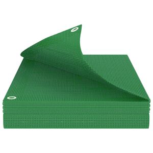 vidaXL Plane mit &Ouml;sen Gr&uuml;n 8 x 12 m 140 gsm PE