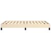 vidaXL Bettgestell ohne Matratze Creme 120x200 cm Stoff