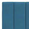 vidaXL Bett mit Matratze "Hanko" Blau 120x200 cm Samt