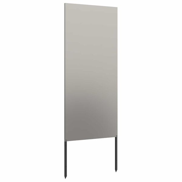vidaXL Garten Sichtschutz-Leinwand Rostig 50 x 140 cm Wetterfeststahl