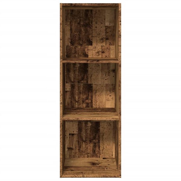 vidaXL B&uuml;cherregal Altholz-Optik 40x30x114 cm Holzwerkstoff