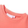 Kinder-T-Shirt mit Fl&uuml;gel&auml;rmeln Korallenrosa 128
