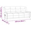 vidaXL 4-Sitzer Massagesessel Dunkelgrau Mikrofaser-Gewebe