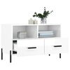 vidaXL TV-Schrank Hochglanz-Wei&szlig; 80x36x50 cm Holzwerkstoff