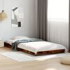 vidaXL Bettgestell R&auml;uchereiche 75x190 cm Holzwerkstoff und Metall
