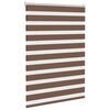 vidaXL Doppelrollo Braun 105x150 cm Stoffbreite 100,9 cm Polyester