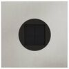 vidaXL Solar LED Wegeleuchte 2 pcs Silber Edelstahl