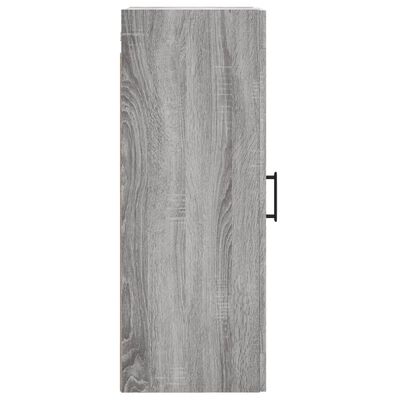 vidaXL Wandschrank Grau Sonoma 34,5x34x90 cm Holzwerkstoff