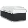 vidaXL Bettgestell Schwarz 90x200 cm Kunstleder