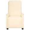 vidaXL Massagesessel Creme Kunstleder