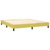 vidaXL Boxspringbett mit Matratze & LED Gr&uuml;n 160x200 cm Stoff