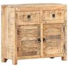 vidaXL Sideboard 70x30x68 cm Massivholz Mango