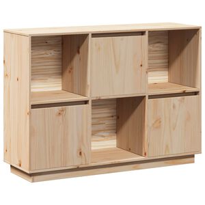 vidaXL Sideboard 110,5x35x80 cm Massivholz Kiefer