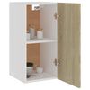 vidaXL H&auml;ngeschrank Sonoma-Eiche 29,5x31x60 cm Holzwerkstoff