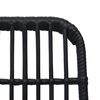 vidaXL 9-tlg. Garten-Essgruppe Poly Rattan und Glas