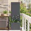 vidaXL Garten Sichtschutz-Leinwand Anthrazit 50 x 140 cm