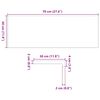 vidaXL Treppenstufen 16 Stk. Dunkelbraun 70x30x2 cm Massivholz Eiche