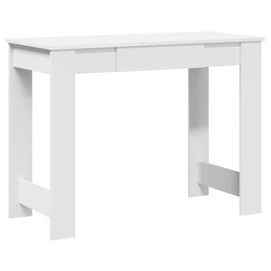 vidaXL Schreibtisch Wei&szlig; 100x45x75 cm Holzwerkstoff