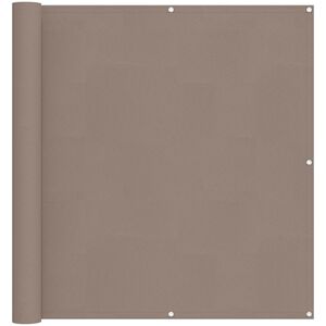 vidaXL Balkonsichtschutz Taupe 110 x 200 cm Oxford-Stoff