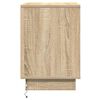 vidaXL Nachttisch 2 pcs Sonoma-Eiche 39 x 34,5 x 50 cm Holzwerkstoff