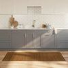 vidaXL Teppich Rechteckig Braun 80x200 cm Bambus