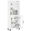 vidaXL Highboard Wei&szlig; 69,5x34x180 cm Holzwerkstoff