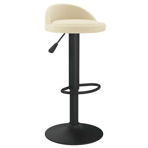 vidaXL Barhocker Creme Samt