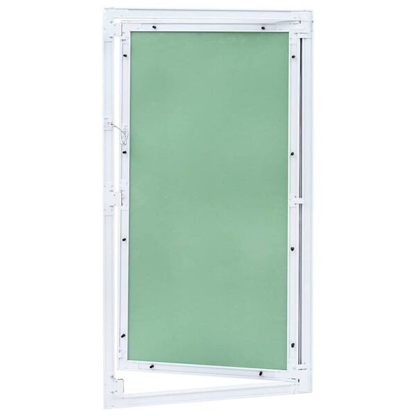 vidaXL Zugangsklappe Gr&uuml;n und Silber 45 x 85 cm
