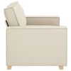 vidaXL 2-Sitzer Sofa Leinen 120 cm