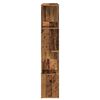 vidaXL B&uuml;cherregal/Raumteiler Altholz-Optik 100x24x124,5 cm