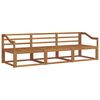vidaXL Outdoor-Sofagarnitur 3 pcs Natur Massivholz Akazie