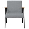 vidaXL Sessel Hellgrau 59 x 75 x 78 cm Stoff