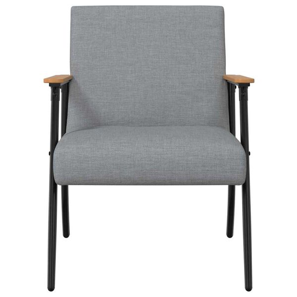 vidaXL Sessel Hellgrau 59 x 75 x 78 cm Stoff