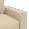 vidaXL 2-Sitzer Sofa Creme 120 cm Stoff